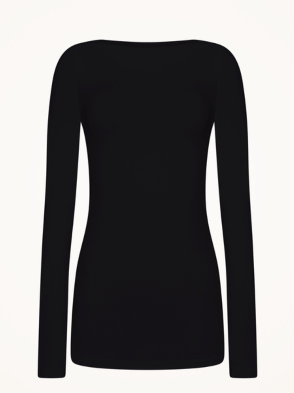 Wolford Thermal Black Fitted Long Sleeve Top